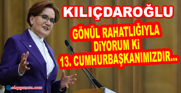 AKŞENER: BİR KAPSAYICILIKLA YÜRÜNDÜĞÜ TAKDİRDE BİRİNCİ TURDA ALINACAĞINA İNANIYORUM