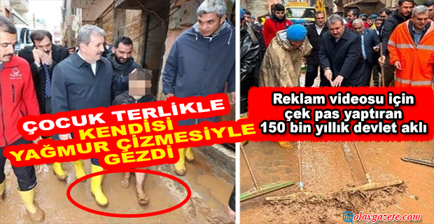 MUSTAFA DESTİCİ AFET BÖLGESİNE GİTTİ: ÇEKPASLA SOKAKLARI TEMİZLEMEYE ÇALIŞTI