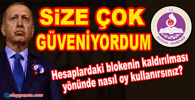 ERDOĞAN, AYM’NİN HDP KARARI SONRASI BAZI ÜYELERİ ARADI İDDİASI