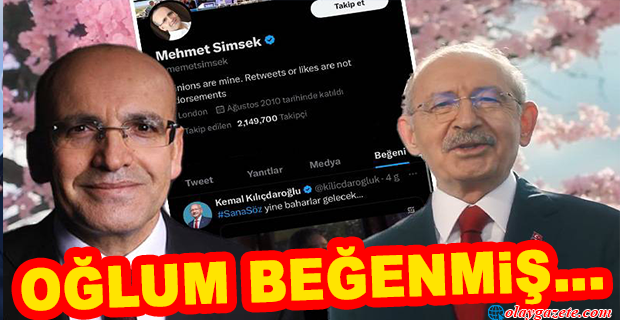 MEHMET ŞİMŞEK, KILIÇDAROĞLU