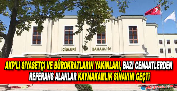 KAYMAKAMLIK SINAVINDAKİ 