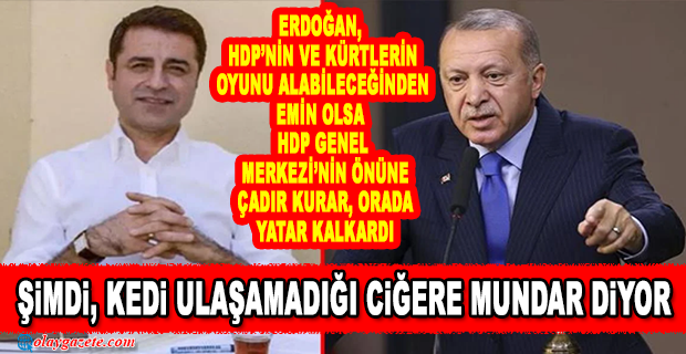 DEMİRTAŞ: İNCE’YE OY VERMEKLE ERDOĞAN’A OY VERMEK ARASINDA FARK YOK