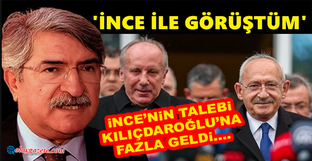 FİKRİ SAĞLAR: KILIÇDAROĞLU’NUN ONAYIYLA İNCE İLE UZLAŞMA GÖRÜŞMESİ YAPTIM