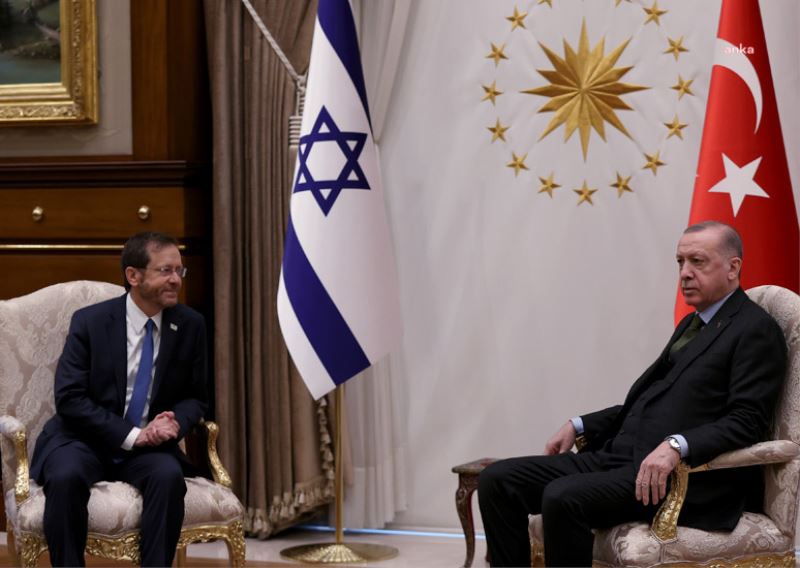 CUMHURBAŞKANI ERDOĞAN, İSRAİL CUMHURBAŞKANI HERZOG İLE TELEFONDA GÖRÜŞTÜ