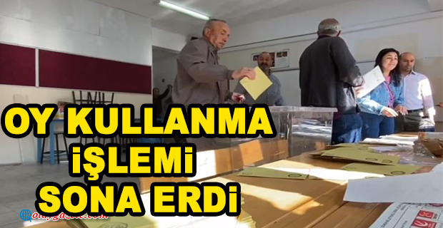 SEÇİM 2023: OY KULLANMA İŞLEMİ SAAT 17:00 İTİBARIYLA SONA ERDİ