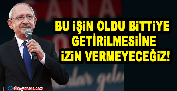 MİLLET İTTİFAKI CUMHURBAŞKANI ADAYI KILIÇDAROĞLU: “BLOKE ETTİĞİNİZ TÜRKİYE’NİN İRADESİDİR. İTİRAZLARLA OLACAĞI ENGELLEYEMEZSİNİZ”