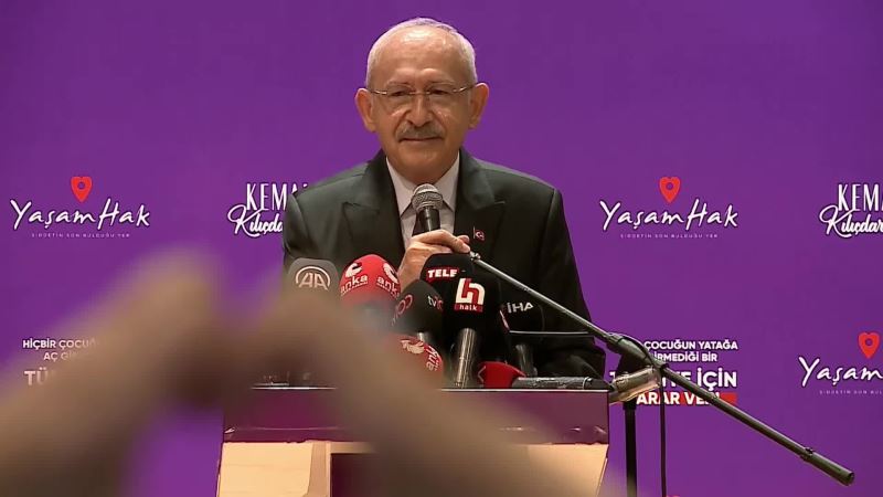 MİLLET İTTİFAKI CUMHURBAŞKANI ADAYI KILIÇDAROĞLU: “EVDE YAŞLIYA, ENGELLİYE BAKAN KADININ DA EMEKLİLİK HAKKI OLMASI LAZIM. SÖZÜM VAR HİÇBİR KADINI BİR ERKEĞE MUHTAÇ ETMEYECEĞİM”