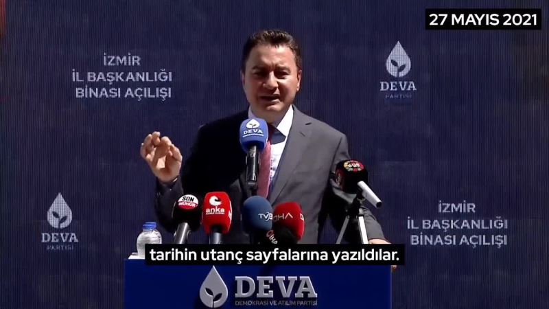 ALİ BABACAN: “27 MAYIS DARBECİLERİ TARİHİN UTANÇ SAYFALARINA YAZILDILAR. KİMSE O ESKİ TÜRKİYE’NİN KARANLIĞINI BİR SOPA GİBİ KULLANMASIN”