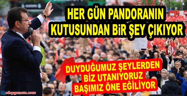 İMAMOĞLU : ONLAR GİBİ KAFA GÖZ YARMAYACAĞIZ. KAFA GÖZ YARANLARDAN, AZMETTİREN HESAP SORACAĞIZ