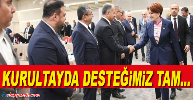 İYİ PARTİ İL BAŞKANLARINDAN AKŞENER’E DESTEK