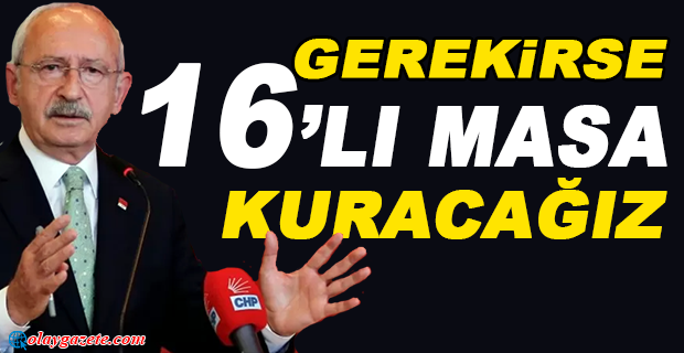 KILIÇDAROĞLU: BU DÜYUN-U UMUMİYE HÜKÜMETİ’Nİ MUTLAKA YOLLAYACAĞIZ...