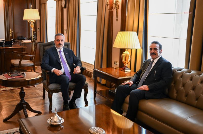 DIŞİŞLERİ BAKANI HAKAN FİDAN, KATAR’IN ANKARA BÜYÜKELÇİSİ AL THANİ