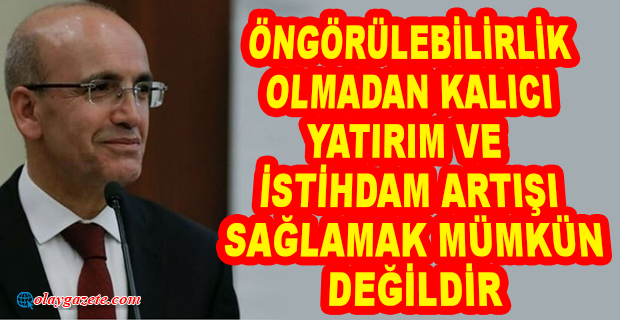 BAKAN ŞİMŞEK: 
