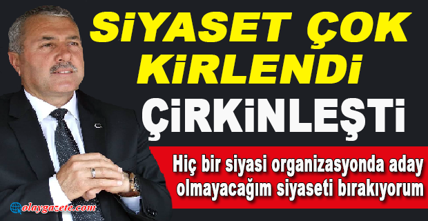 YAŞAR TOKSOY DÖRTYOL BELEDİYE BAŞKAN ADAYLIĞINDAN ÇEKİLDİĞİNİ DUYURDU