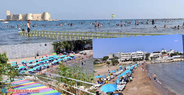 MERSİN BÜYÜKŞEHİR’İN HALK PLAJLARINA KURBAN BAYRAMI TATİLİNDE YOĞUN İLGİ
