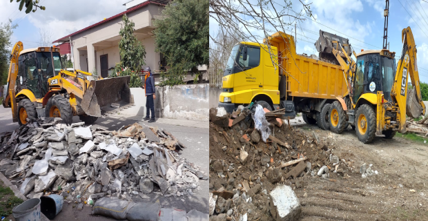 İSKENDERUN BELEDİYESİ HAFRİYAT KALDIRMA ÇALIŞMALARINA DEVAM EDİYOR