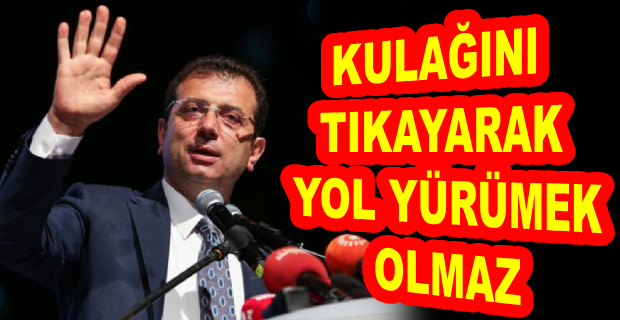 İMAMOĞLU ‘DEĞİŞİM’ TALEBİNİ TEKRARLADI! 