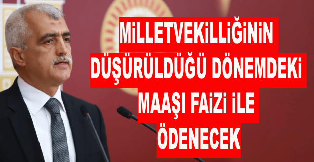 ÖMER FARUK GERGERLİOĞLU, TBMM’YE KARŞI AÇTIĞI DAVAYI KAZANDI