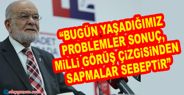 KARAMOLLAOĞLU:BUGÜNKÜ DURUMA GÖZ GÖRE GÖRE GELİNMİŞTİR