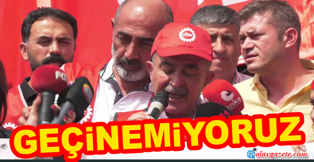 DİSK ÜYELERİ ANKARA’DA ZAMLARI VE VERGİLERİ PROTESTO ETTİ