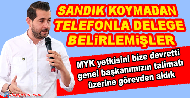  CHP HATAY İL BAŞKANI TİRYAKİ, “SANDIK KOYMADAN, DELEGE BİLDİRMİŞLER. İTİRAZLARIMIZI YAPTIK”