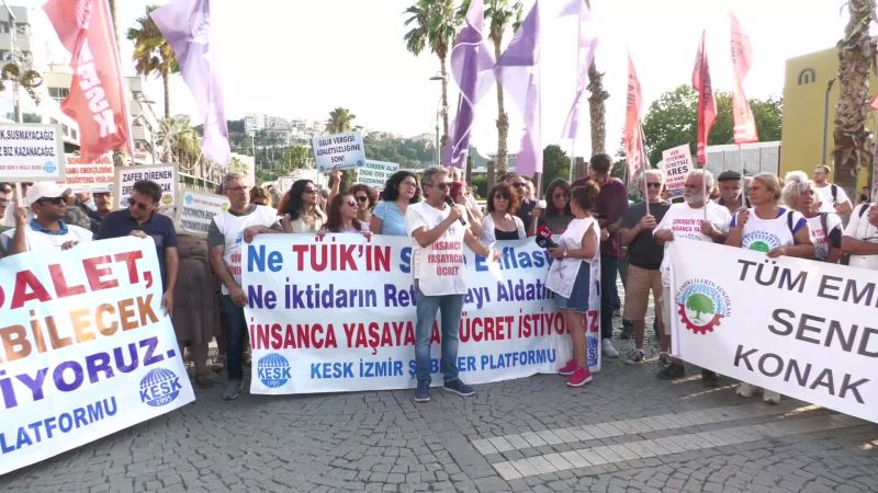 KESK İZMİR ŞUBELER PLATFORMU: “TÜİK VERİLERİ BAZ ALINARAK HAZIRLANAN BİR TEKLİF SUNULURSA 16 AĞUSTOS