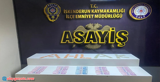 İSKENDERUN’DA İŞ YERİNE KUMAR OPERASYONU