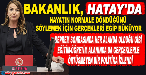   CHP’Lİ KARA: BAKANLIK VERİLERİ, YATIŞTIRMA POLİTİKASINA HİZMET EDİYOR