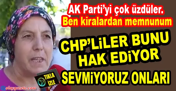 KİRA FİYATLARINI DEĞERLENDİREN AKP’Lİ VATANDAŞ:KİRALAR CHP YÜZÜNDEN YÜKSEK