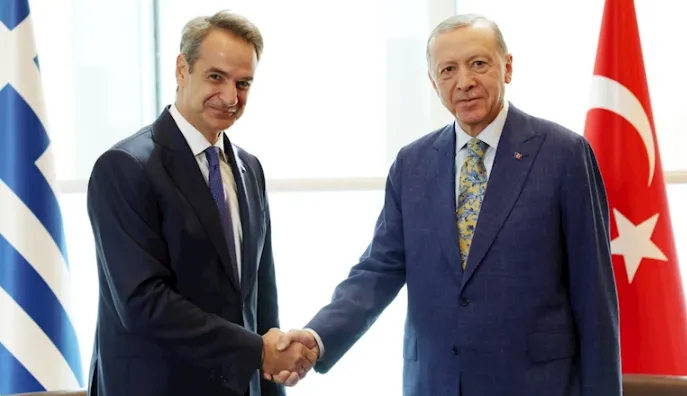 CUMHURBAŞKANI ERDOĞAN, YUNANİSTAN BAŞBAKANI MİÇOTAKİS İLE NEW YORK