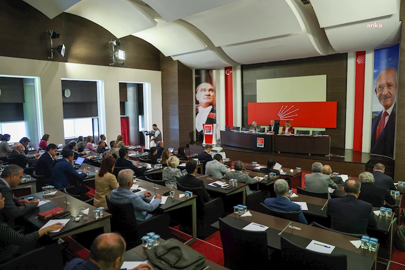 CHP PARTİ MECLİSİ, OLAĞAN KURULTAYIN 4-5 KASIM’DA YAPILMASINA KARAR VERDİ  