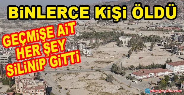 HATAY’DAN GERİYE BOŞ ARSALAR KALDI