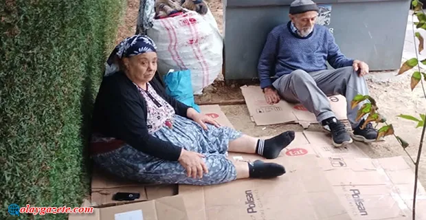 YAŞLI ÇİFT, KİRAYI ÖDEYEMEDİKLERİ İÇİN SOKAĞA ATILDI