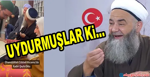 CÜBBELİ KADİRİ TARİKATI’NA GEÇTİĞİ İDDİALARINI YALANLADI