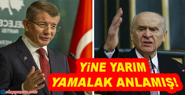 DAVUTOĞLU’NDAN BAHÇELİ