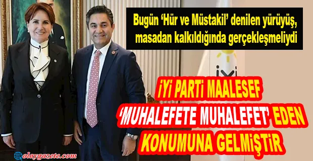 İYİ PARTİ İBB MECLİS ÜYESİ ALİ KIDIK İSTİFA ETTİ