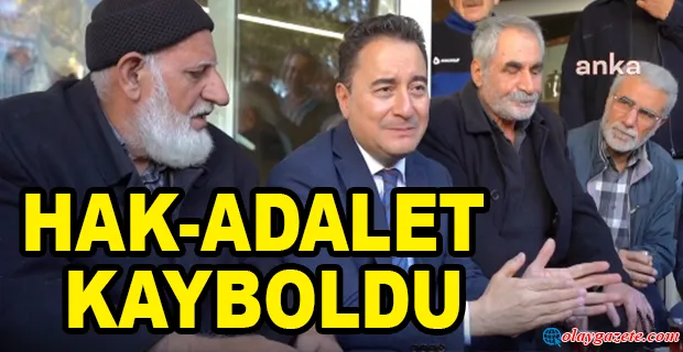 ALİ BABACAN: “AK PARTİ’DEN Mİ NİYE AYRILDIM? ONLAR YANLIŞ İŞLER YAPMAYA BAŞLADILAR” 