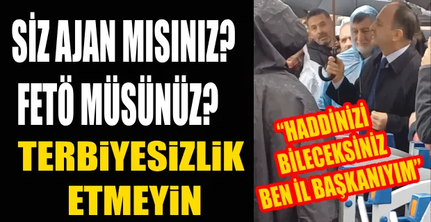 AKP RİZE İL BAŞKANI HİKMET AYAR, CUMHURBAŞKANI ERDOĞAN’IN RİZE MİTİNGİ ÖNCESİNDE POLİSLERLE TARTIŞTI