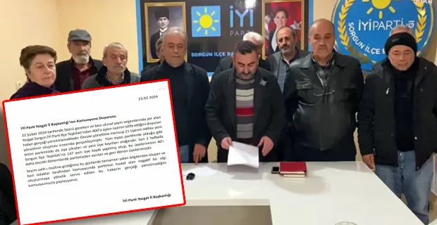 İYİ PARTİ YOZGAT İL BAŞKANLIĞI: 