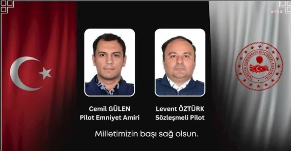 POLİS HELİKOPTERİ DÜŞTÜ, İKİ PİLOT ŞEHİT OLDU...