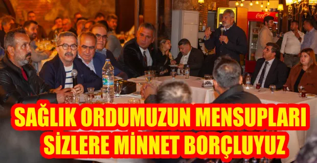 ÖNTÜRK SAĞLIKÇILARLA BULUŞTU