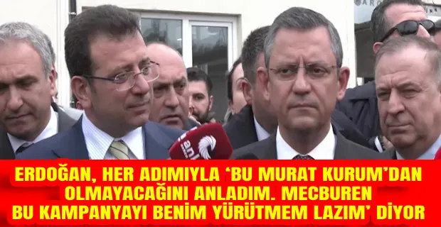 ÖZGÜR ÖZEL, İMAMOĞLU İLE BİRLİKTE SORULARI YANITLADI