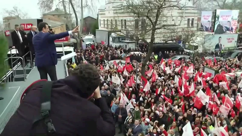 İMAMOĞLU: “ÜLKENİN EN BÜYÜK SORUNU EKONOMİK KRİZ. 14 SENE ÖNCE 200 LİRA, 130 DOLAR YAPIYORDU, ŞİMDİ 6,5 DOLAR. NEREDEN NEREYE”