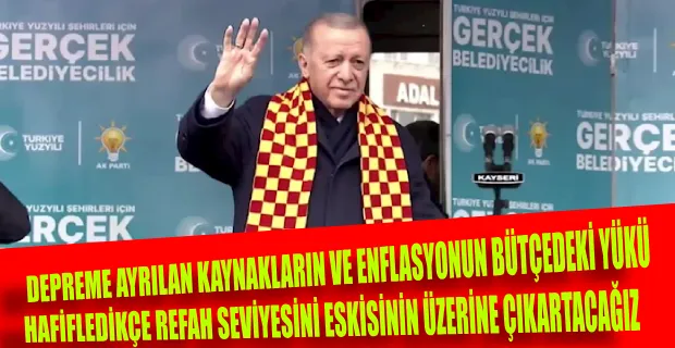 ERDOĞAN:YILIN İKİNCİ YARISINDAN İTİBAREN ENFLASYON HIZLI BİR DÜŞÜŞE GEÇECEK.