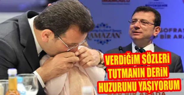 İMAMOĞLU: ÇOK ÇALIŞACAĞIZ VE ÇOCUKLARIMIZIN GELECEĞİNİ TEMİNAT ALTINA ALACAĞIZ