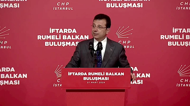 İMAMOĞLU: “DÜRÜSTLÜK SINAVINDA BANA TAM PUANI HÜKÜMET VERDİ. BİN 19 İNCELEMEDEN AKLANMIŞ OLDUK”