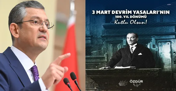 ÖZGÜR ÖZEL: LAİKLİK İLKESİNDEN, ATATÜRK