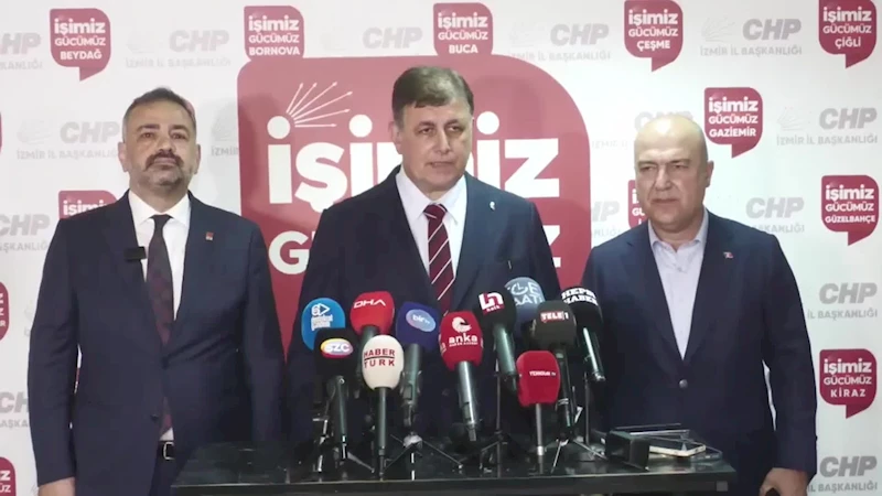 CHP İZMİR BÜYÜKŞEHİR BELEDİYE BAŞKAN ADAYI CEMİL TUGAY: 