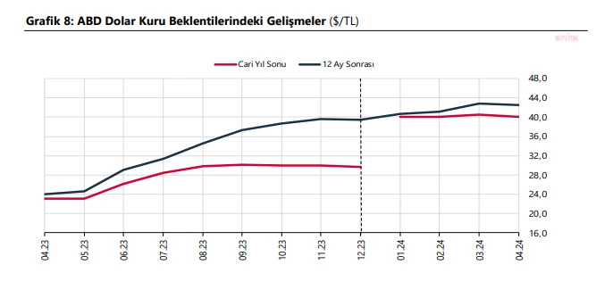 MERKEZ BANKASI ANKETİNDE YIL SONU DOLAR VE ENFLASYON TAHMİNİ 