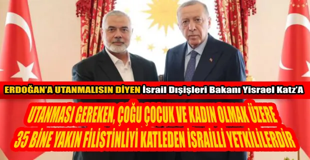 İSRAİLLİ BAKAN ERDOĞAN’A TÜRKÇE TEPKİ GÖSTERDİ, DIŞİŞLERİ BAKANLIĞI YANIT VERDİ  